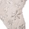 Glitzhome® 21" White Plush with Snowflake Christmas Stocking